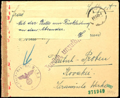 Turkestaner In Der Wehrmacht: 1943, Brief Mit Aptiertem Tagesstempel Vom 15.IX. Und Briefstempel "Turk.Arb.-Btl. W.i.G.  - Andere & Zonder Classificatie