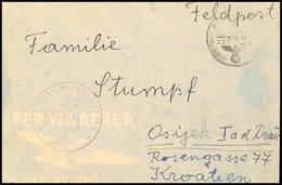 KROATIEN: 1944, Feldpostbrief Eines Kroatischen Volksdeutschen Mit Normstempel Vom 6.12. Sowie Briefstempel Und Absender - Other & Unclassified