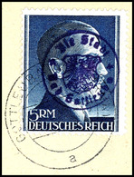 5 Reichsmark Hitler Mit Lokalem Aufdruck, Weite Zähnung - Urmarke Mi.-Nr. 802A (Deutsches Reich), Tadellos Gestempelt Au - Bad Gottleuba-Berggiesshuebel