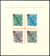 Blockausgabe Rotes Kreuz, Type I, Tadellos Ungebraucht O. G. Wie Verausgabt, Mi. 110.-, Katalog: Bl.2I (*) - Otros & Sin Clasificación