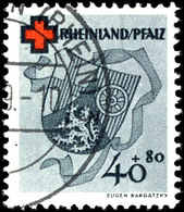 10 - 40 Pfg. Rotes Kreuz, Gestempelt, Tadellos, Signiert Schlegel BPP, Fotobefund Schlegel D. BPP, Mi. 440.-, Katalog: 4 - Sonstige & Ohne Zuordnung