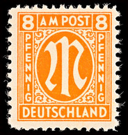 8 Pfg Dt. Druck Mit Zähnung C, Tadellos Postfrisch, Gepr. Hettler BPP, Mi. 110.-, Katalog: 21C ** - Altri & Non Classificati