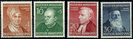 4 Pfg Bis 30 Pfg Helfer Der Menschheit (III), Kompletter Satz Mit Vier Werten, Tadellos Postfrisch, Mi. 130.-, Katalog:  - Otros & Sin Clasificación