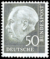 50 Pf. Heuss Tadellos Postfrisch, Mi. 200.-, Katalog: 189 ** - Sonstige & Ohne Zuordnung