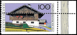 100 Pfg Bauernhäuser In Deutschland "Oberbayern", Markant Verzähnt, Postfrisch, Sehr Dekorative Abart!, Katalog: 1822Aba - Sonstige & Ohne Zuordnung