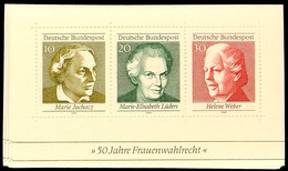 1969, Block-Ausgabe "Frauenwahlrecht", 100 Stück Postfrisch, Mi. 180.-, Katalog: Bl.5(100) ** - Otros & Sin Clasificación