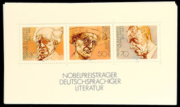 1978, Block-Ausgabe "Nobelpreisträger", 40 Stück Postfrisch, Mi. 128.-, Katalog: Bl.16(40) ** - Other & Unclassified