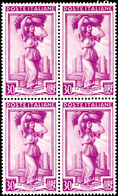 50 C. - 50 L.  Arbeiter Komplett In Postfrischen 4er-Blocks, Mi. 440.-, Katalog: A 927/31 ** - Autres & Non Classés