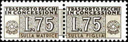 75 L. Sepia, Wz. 4, Tadellos Postfrisch, Mi. 500.-, Katalog: 7 ** - Altri & Non Classificati