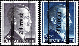 1945, 1 Pfg - 5 RM. Hitler Mit Grazer Aufdruck, 23 Werte Komplett, Tadellos Postfrisch, Gepr. Wallner Mit Attest, Mi. 85 - Autres & Non Classés