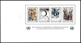 Blockausgabe WFUNA, 10 Verschiedene Postfrische Phasendrucke, Tadellos Postfrisch, Selten, Katalog: Bl.4PH(10) ** - 1843-1852 Kantonalmarken Und Bundesmarken