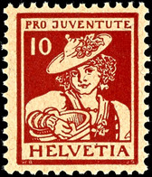 1916, 3 - 10c. Pro Juventute Komplett Postfrisch, Mi. 200.-, Katalog: 130/32 ** - Autres & Non Classés