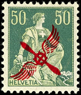 1919, 50 C. Flugpost, Tadellos Postfrisch, Unsigniert, Mi. 120.-, Katalog: 145 ** - Other & Unclassified