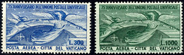1949, 300 Lire Und 1000 Lire "75 Jahre Weltpostverein", Flugpostausgabe, Tadellos Postfrisch, Mi. 180.-, Katalog: 161/62 - Other & Unclassified