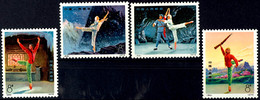 1973, Modernes Ballet "The White-haired Girl", Komplett 4 Werte Einwandfrei Postfrisch, Mi. 200.-, Katalog: 1144/47 ** - Other & Unclassified