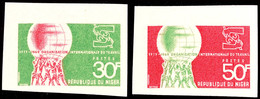 30 Bis 50 Fr. 50 Jahre Internationale Arbeitsorganisation (ILO) 1969, Breitrandig Ungezähnte Probedrucke, Tadellos Postf - Níger (1960-...)