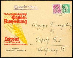 Landwirtschaft, Deutsches Reich 1928, Dekoratives Kuvert "34. Landwirtschaftliche Wander-Ausstellung Leipzig 5. Bis 10.  - Autres & Non Classés