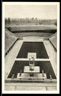 1936, Sommer-Olympiade, Amtliche Bildpostkarte "Blick Von Der Deutschen Kampfbahn Auf Das Schwimmstadion", Blanko Mit Zw - Andere & Zonder Classificatie