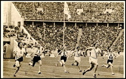 1936, Sommer-Olympiade, Amtliche Bildpostkarte "Siegerin Helen Stephens (U.S.A.) Im 100 M Endlauf. (Goldene Medaille)",  - Sonstige & Ohne Zuordnung