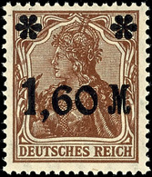 1,60 M Auf 5 Pf In Type Ib Tadellos Postfrisch, Tiefst Gepr. Oechsner BPP, Mi. 230.-, Katalog: 154Ib ** - Other & Unclassified