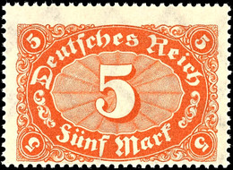 5 Mark Ziffer In C-Farbe Tadellos Postfrisch, Tiefst Gepr. Dr. Oechsner BPP, Mi. 100,--, Katalog: 194c ** - Other & Unclassified