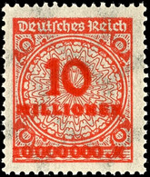 10 Mill. Korbdeckel Mit Doppeldruck Tadellos Postfrisch, Mi. 150.-, Katalog: 318ADD ** - Other & Unclassified