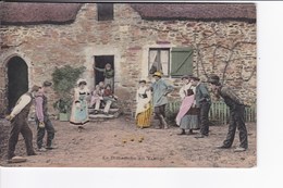 Bretagne - Le Dimanche Au Village (Partie De Boules Familiale) - Personajes