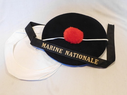 RARE BACHI MARINE NATIONALE - TOULON 1956 - Headpieces, Headdresses