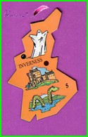 Magnet Le Gaulois Les Ville Du Monde N° 5 INVERNESS Ecosse Le Monstre Du Loch Ness - Magnets