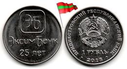 Transnistria - 1 Rouble 2018 (25 Years Of Eximbank - UNC - 250,000Ex.) - Moldavië