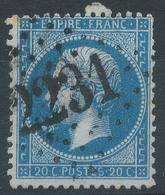 Lot N°45656  N°22, Oblit GC 2231 Marolles-lès-Braux, Sarthe (71), Ind 6 - 1862 Napoleone III