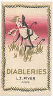 Carte Parfumée - L.T. PIVER, Paris - Diableries - Anciennes (jusque 1960)