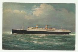 S.S. CONTE GRANDE - LINEA CELERE DI LUSSO 1932 VIAGGIATA FP - Dampfer