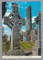 IE.- Celtic Cross And Round Tower, Monasterboice, Co. Louth, Ireland. - Louth
