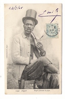 ALGERIE  /  ALGER  /  NEGRO  FUMANT  LA  PIPE  /  Collection  Z. F.  N° 244 - Uomini