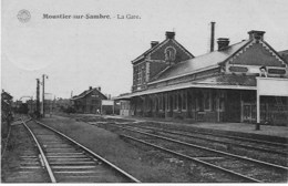 MOUSTIER SUR SAMBRE GARE - STATION - Jemeppe-sur-Sambre