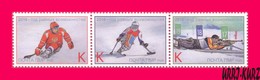 TRANSNISTRIA 2018 Sport Winter Sports Paralympic Games Slalom Biathlon Hockey 3v MNH - Winter (Other)