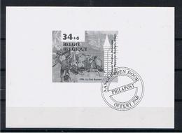 Belgie OCB GCA 1 - B&W Sheetlets, Courtesu Of The Post  [ZN & GC]