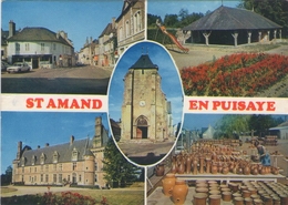 CPM 58 Nièvre - SAINT AMAND - Multivues - Saint-Amand-en-Puisaye