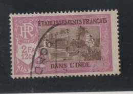ETABLISSEMENTS FRANCAIS DE L INDE - NUMERO 99 YVERT ET TELLIER OBLITERE - ANNEES 1929 - VOIR LE SCANNER - Other & Unclassified