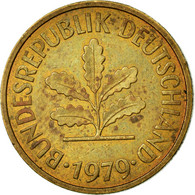 Monnaie, République Fédérale Allemande, 5 Pfennig, 1979, Hambourg, TTB, Brass - 5 Pfennig