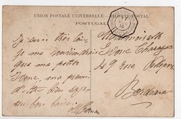 Cachet  Octogonal BORDEAUX A BUENO AIRES Sur Cp  (1914) (PPP16406) - Maritime Post