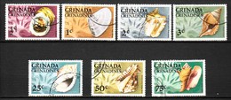 GRENADE / SERIE DE 7 TIMBRES COQUILLAGES - Collections, Lots & Series