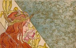 Meunier Frau Jugendstil Künstlerkarte I-II Art Nouveau - Zonder Classificatie