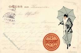 Jugendstil Hannover (3000) Frau H.C.F. Dessert 1898 I-II Art Nouveau - Zonder Classificatie