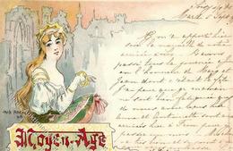 Abeille, J. Moyen Age Künstlerkarte 1899 I-II - Non Classificati