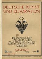 Kunst Heft Deutsche Kunst Und Dekoration Darmstadt XI Jahrg. Heft 8 Mai 1908 Verlagsanstalt Alexander Koch Sehr Viele Ab - Unclassified