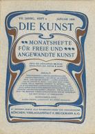 Kunst Heft Die Kunst Monatshefte Für Freie Und Angewandte Kunst  VII. Jahrg. Heft 4 1906 Sehr Viele Abbildungen II - Non Classés