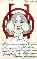 Künstler Zasche, Th. Frau  Künstlerkarte 1901 I-II - Unclassified