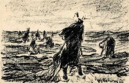 Liebermann, M. Potsdam (O1510) Steinzeichnung Ausstellung Kunstsommer Künstlerkarte I-II Expo - Unclassified